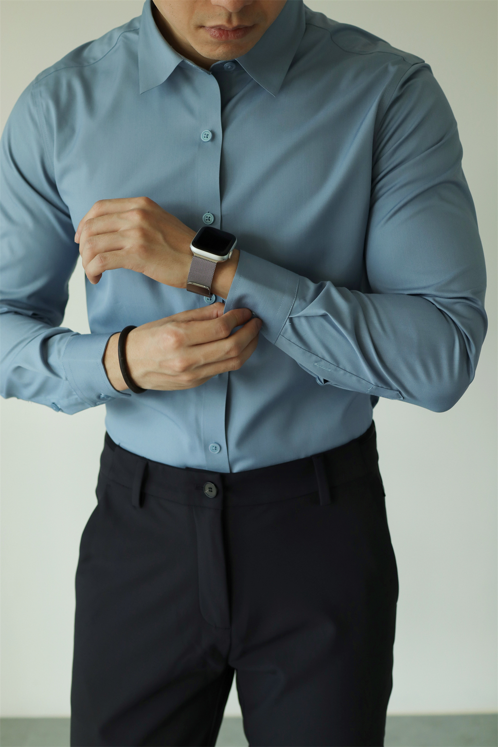 MONSEN Suitory Bamboo-Fiber Non-Iron Shirt in Bamboo Blend product image