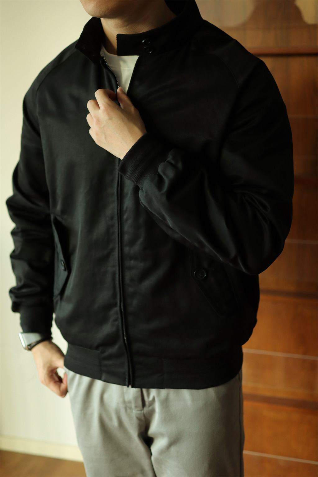 MONSEN Suitory Classic Harrington Outerwear Jacket in Cotton product image