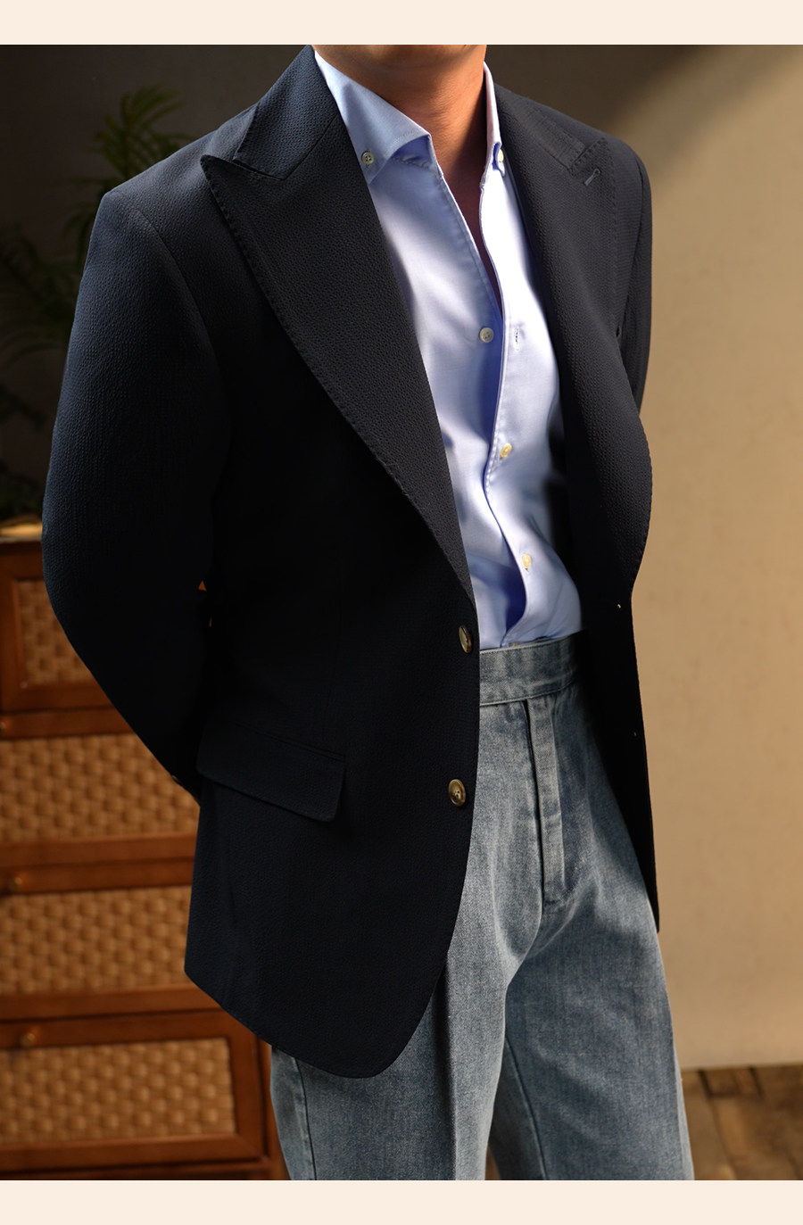 MONSEN Suitory Non-Iron One-Piece Collar Shirt in Performance Blend product image