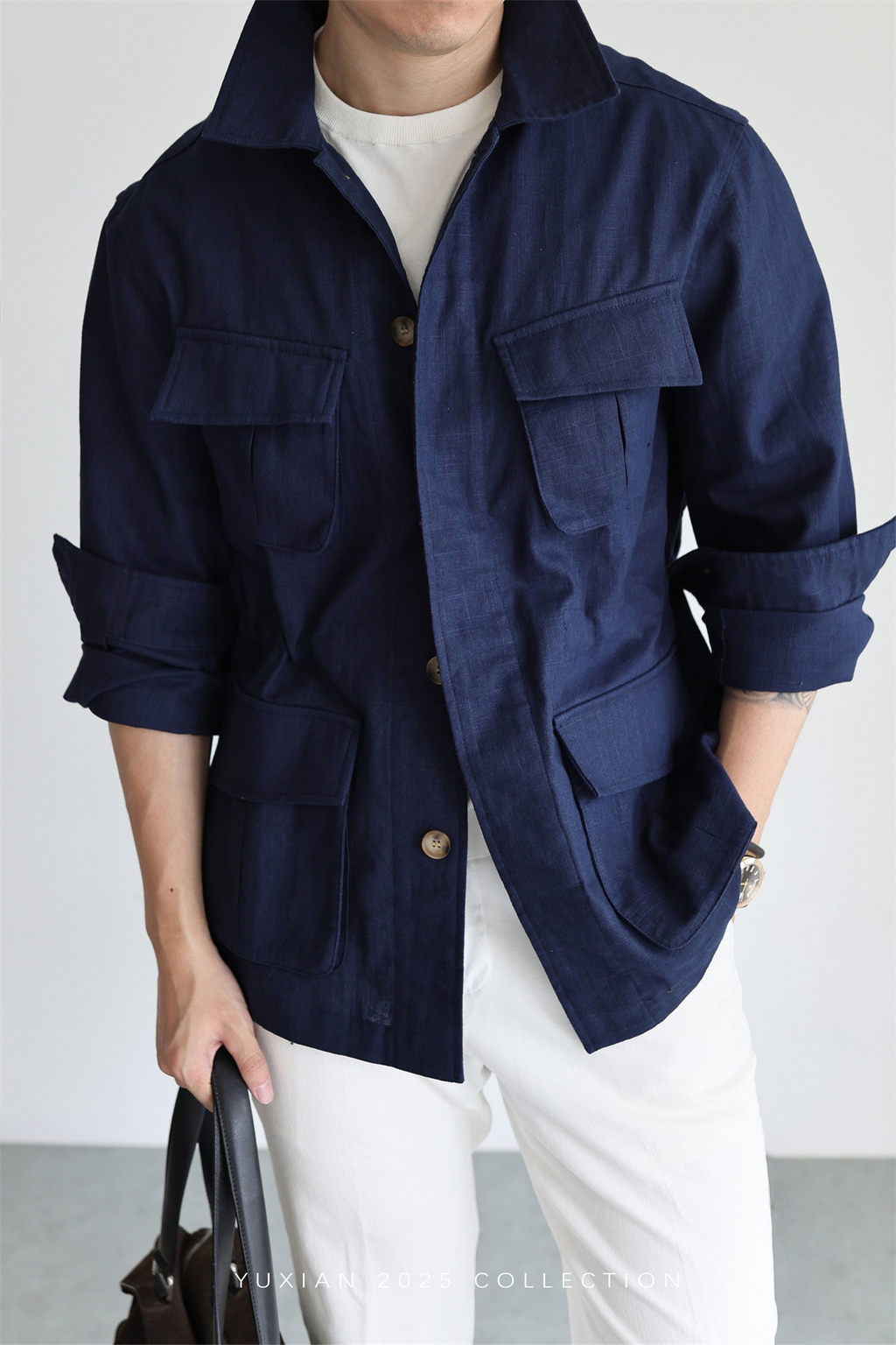 MONSEN Suitory Ramie-Cotton M42 Safari Jacket product image