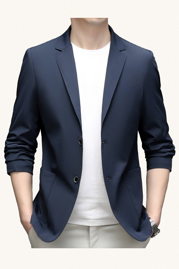 MONSEN Suitory Lightweight Anti-Wrinkle Blazer in Silk Blend product image