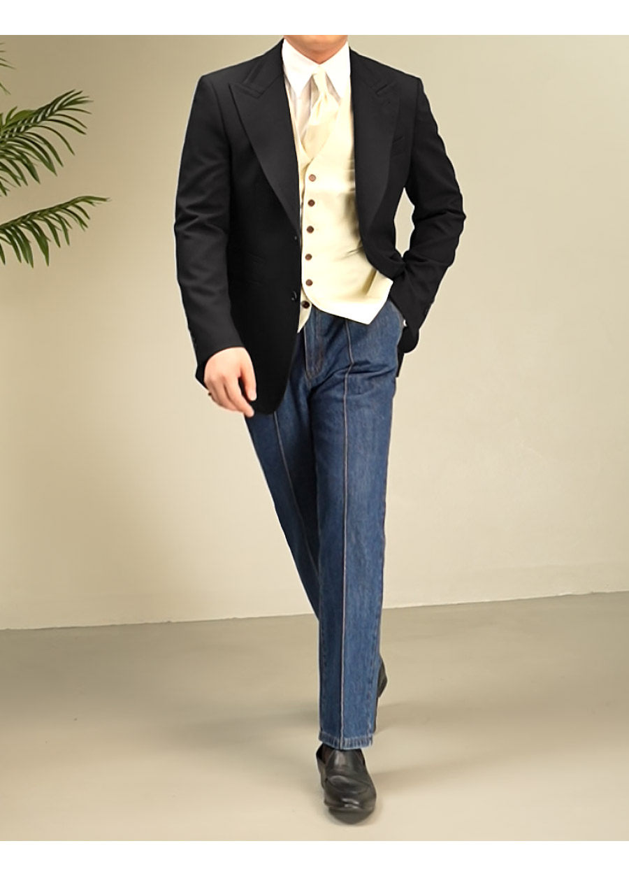 MONSEN Suitory Non-Iron Two-Button Blazer in Performance Blend product image