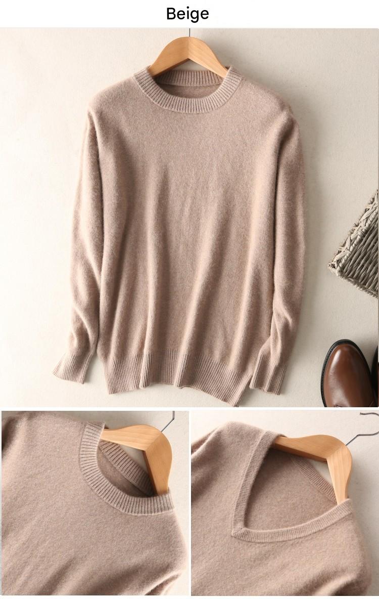 Cashmere Crewneck Sweater1