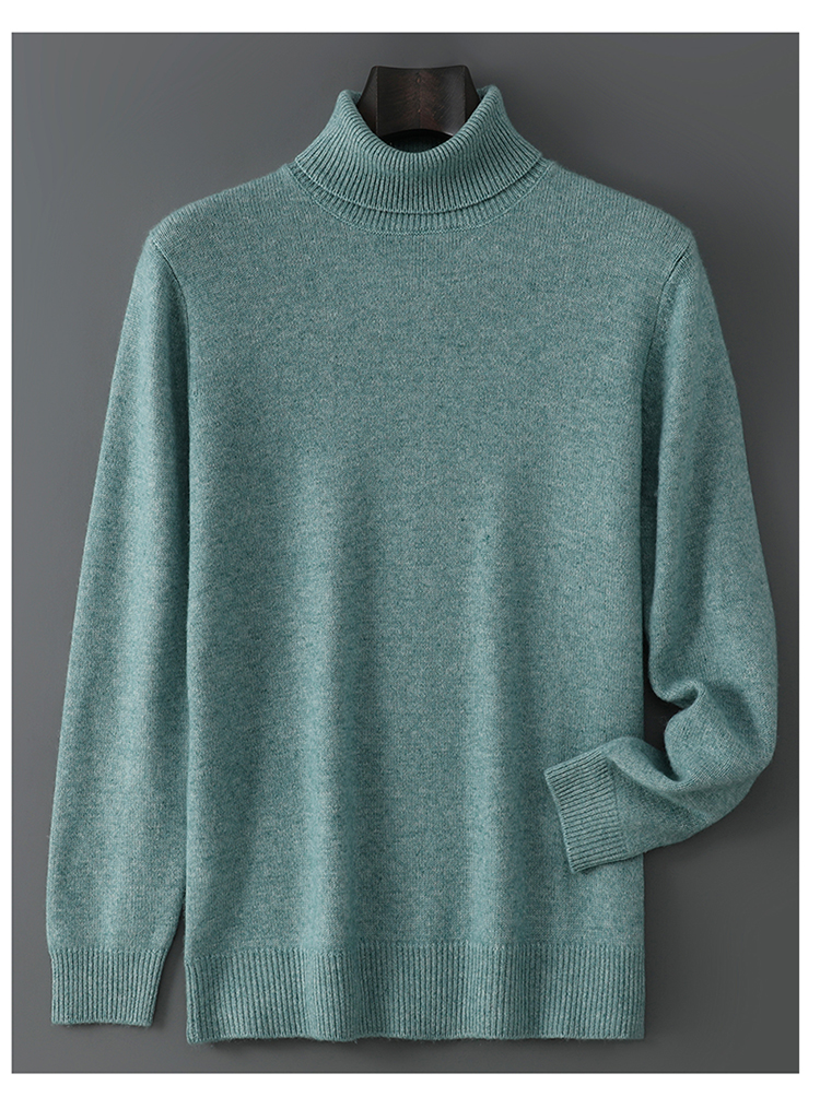 100% Wool Turtleneck Sweater 1