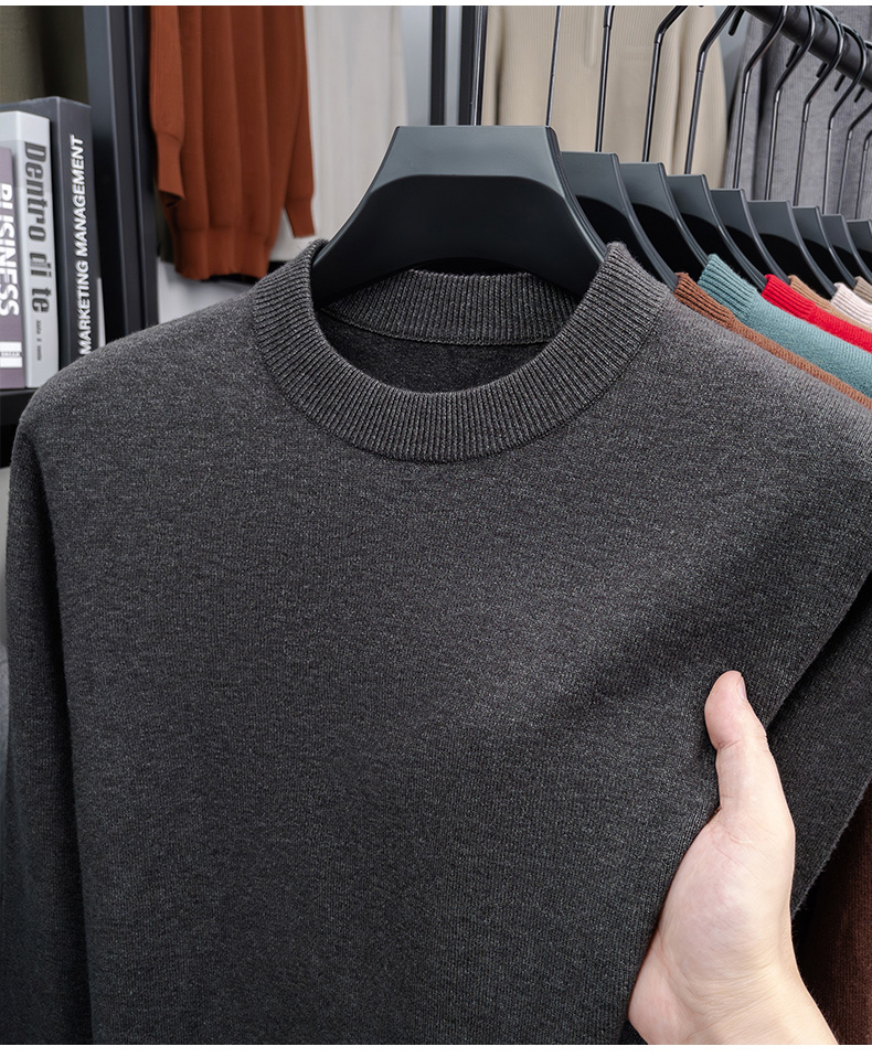 100% Wool Crew Sweater