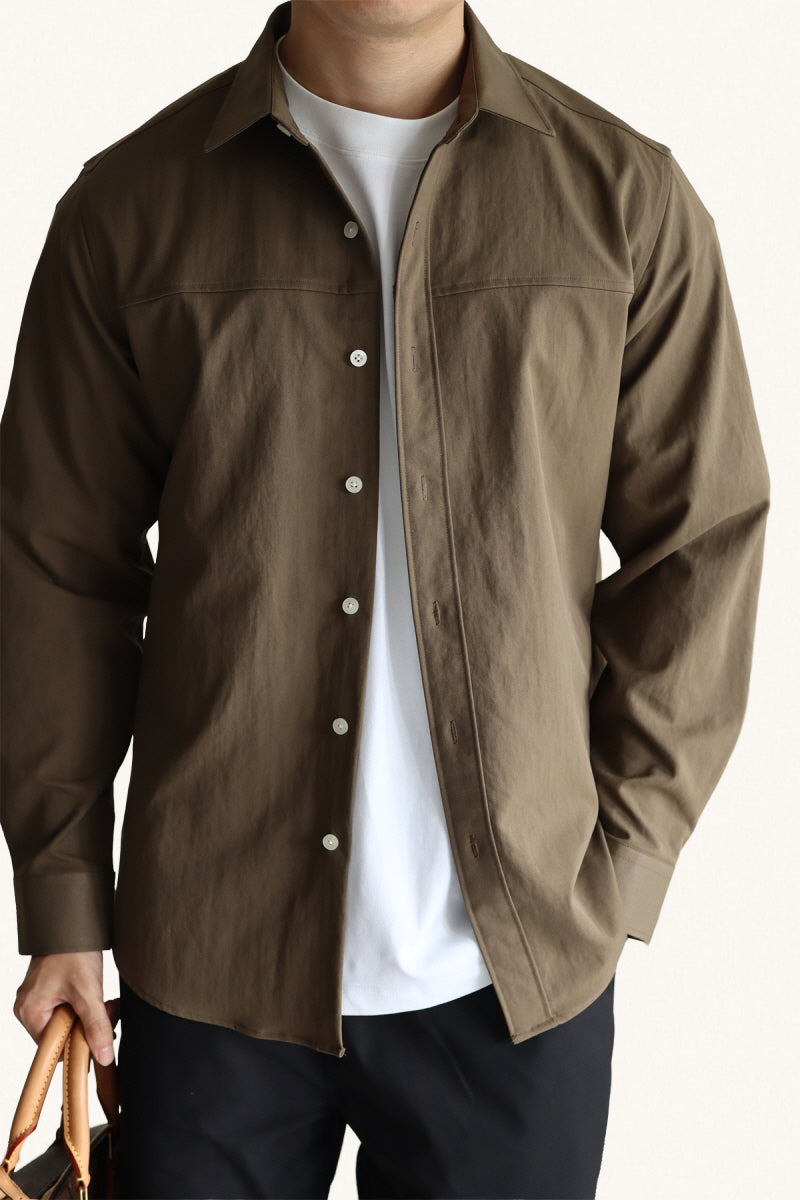 MONSEN Suitory Enzyme-Washed Utility Shirt in Performance Blend product image
