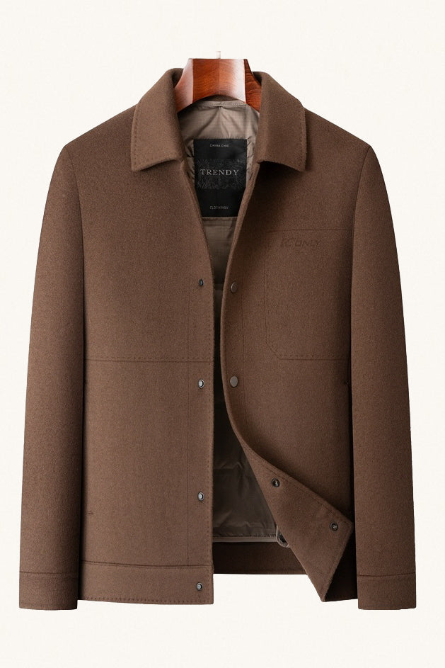MONSEN Suitory Detachable Down Liner Wool Coat product image