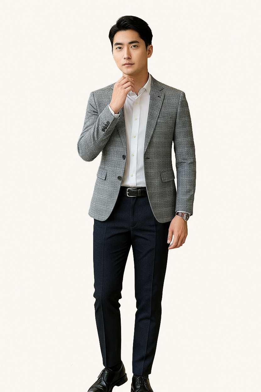 MONSEN Suitory Non-Iron Korean Style Blazer in Performance Blend product image