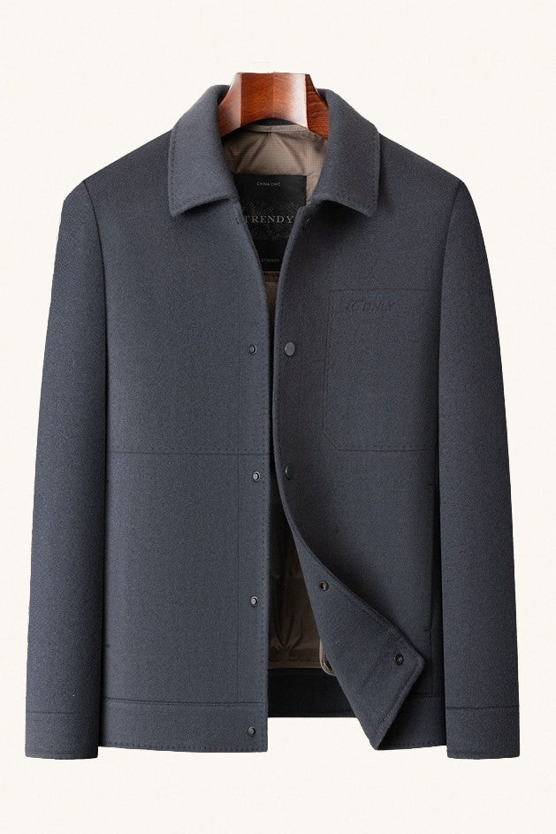 MONSEN Suitory Detachable Down Liner Wool Coat product image