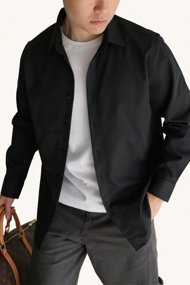 MONSEN Suitory Easy-Care Cotton-Feel Shirt product image