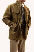 MONSEN Suitory Corduroy Field Jacket | M65-Inspired in Performance Blend front view