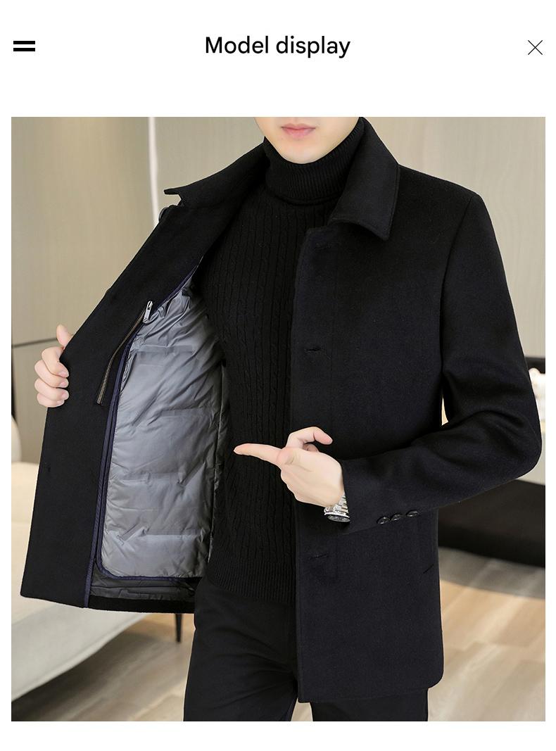 Mid-Length Wool Coat