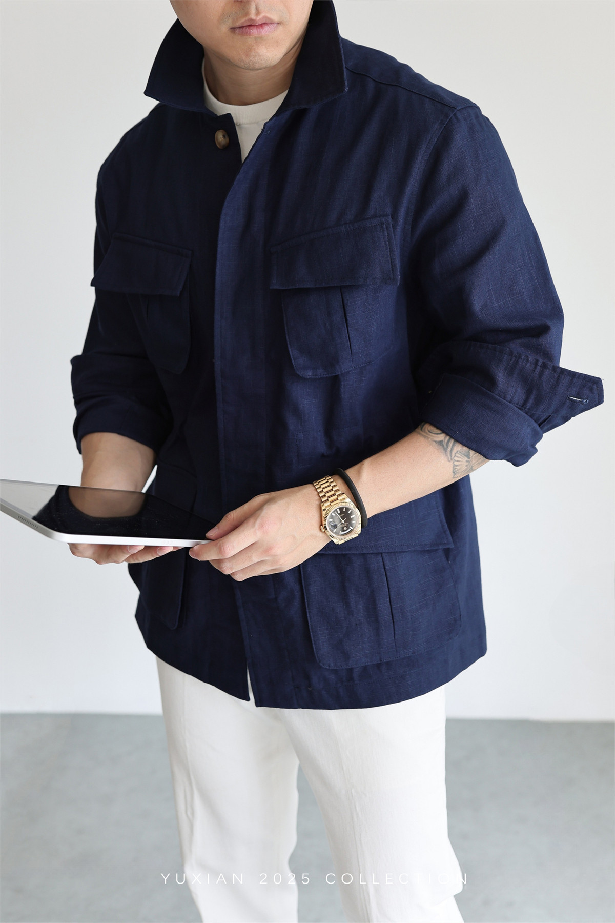 MONSEN Suitory Ramie-Cotton M42 Safari Jacket product image