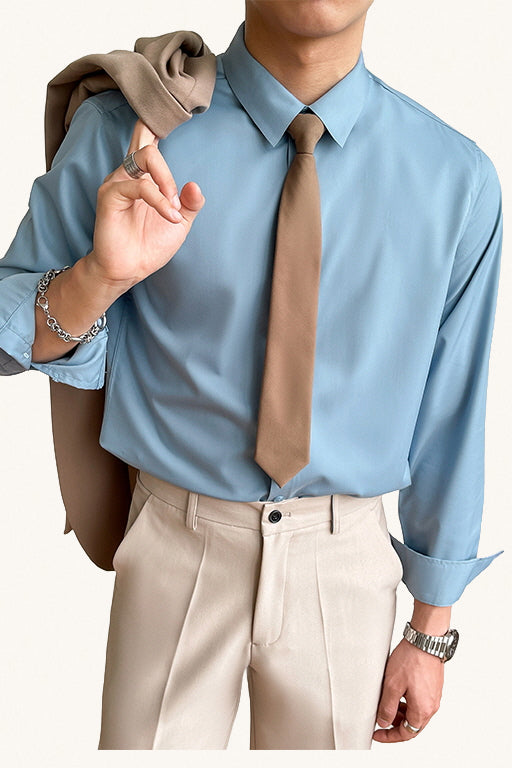 MONSEN Suitory Bamboo-Blend Wrinkle-Free Shirt in Bamboo Blend product image