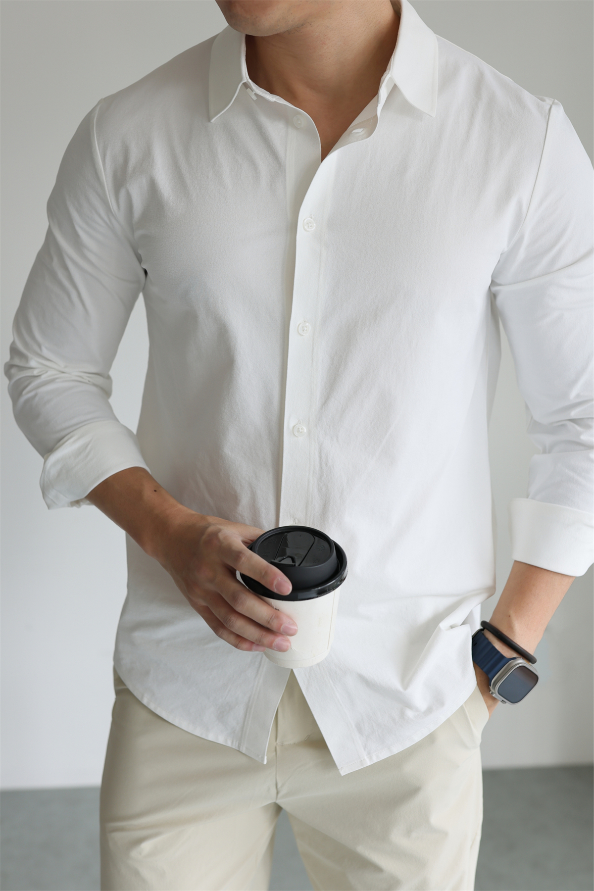 MONSEN Suitory Non-Iron Quick-Dry Shirt in Performance Blend product image