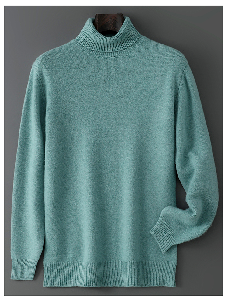 100% Wool Turtleneck Sweater 2
