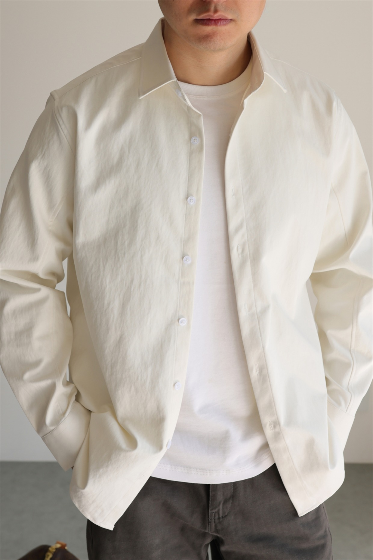 Easy-Care Cotton-Feel Shirt