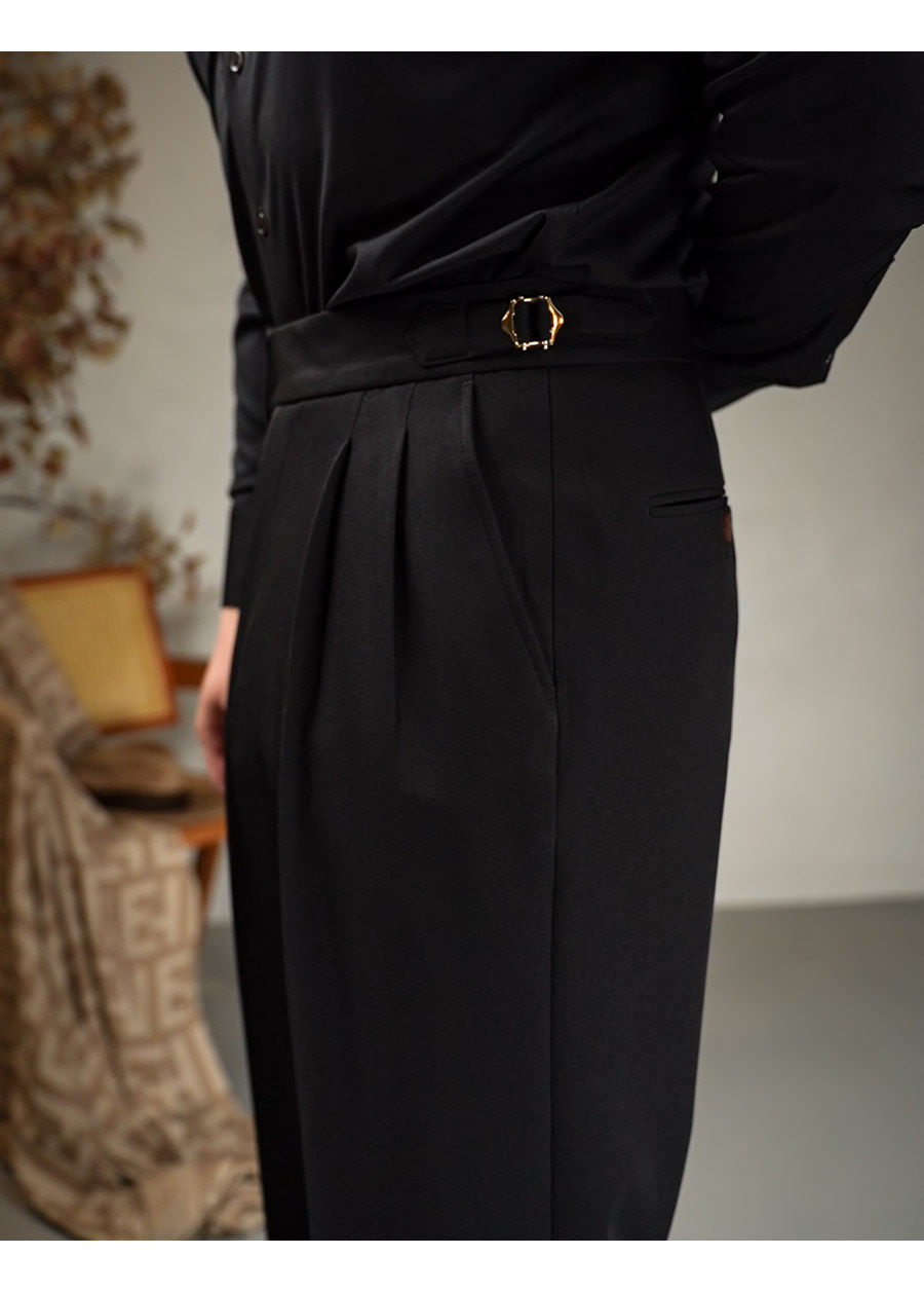 MONSEN Suitory High-Waisted Trousers in Performance Blend product image