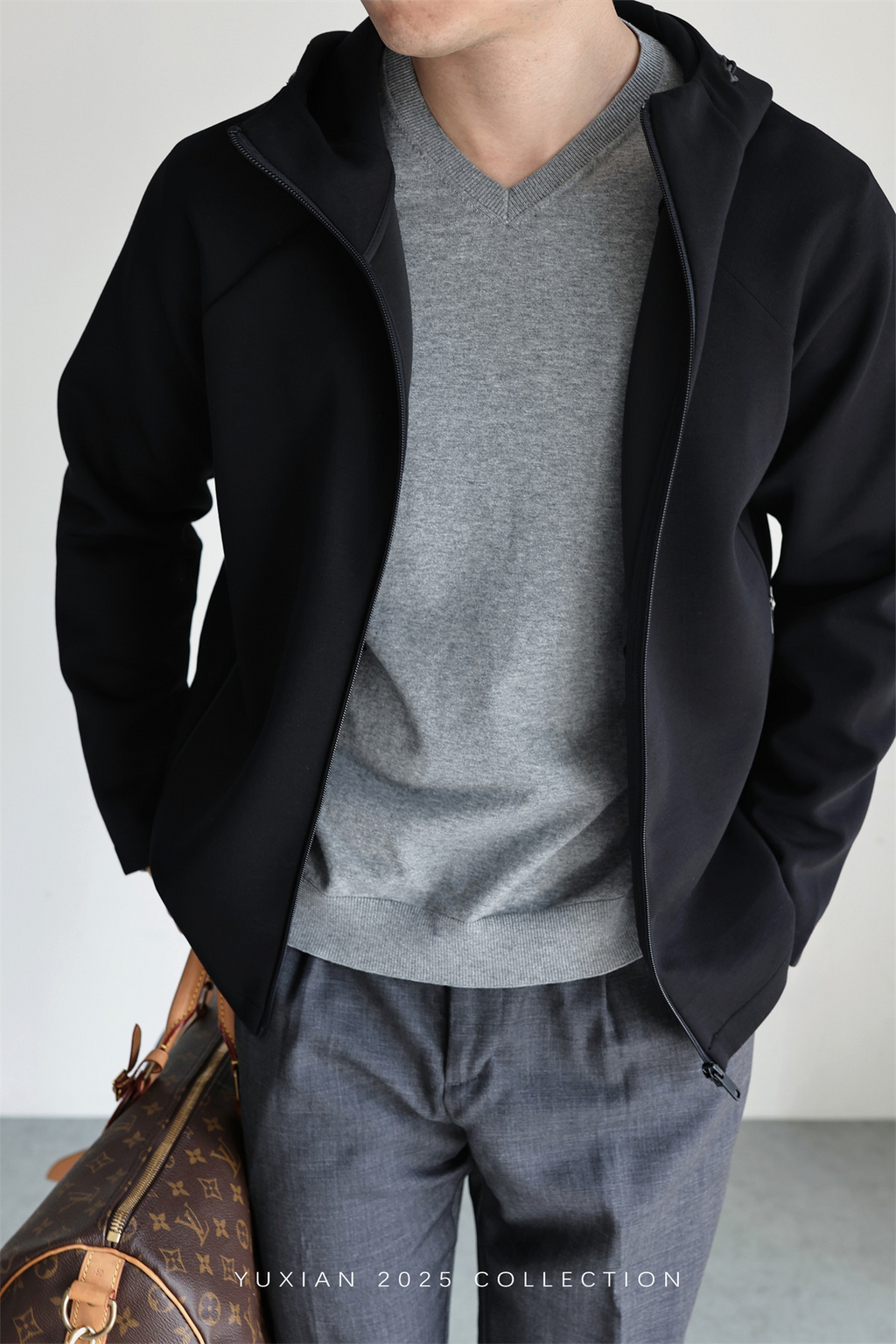 MONSEN Suitory Zero-Pressure Airfeel Cotton Hooded Zip Jacket product image