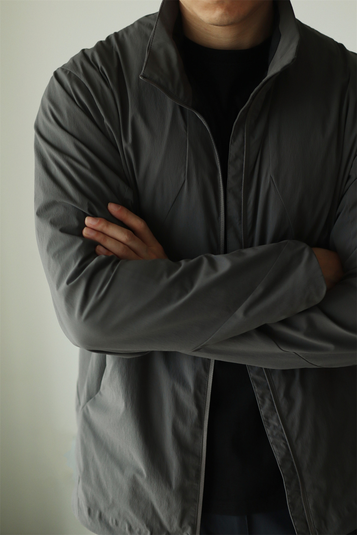 MONSEN Suitory Lightweight Windproof Twill Stand-Collar Jacket product image