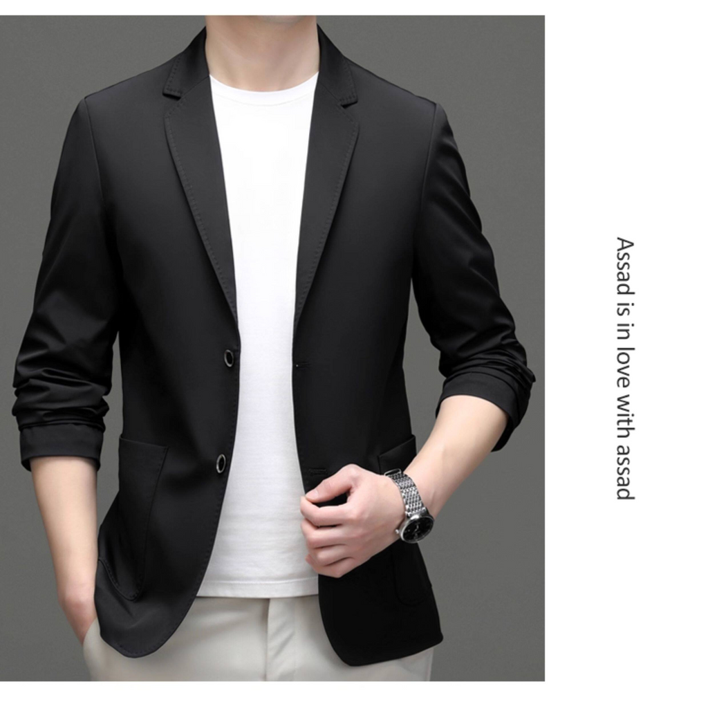 MONSEN Suitory Lightweight Anti-Wrinkle Blazer in Silk Blend product image