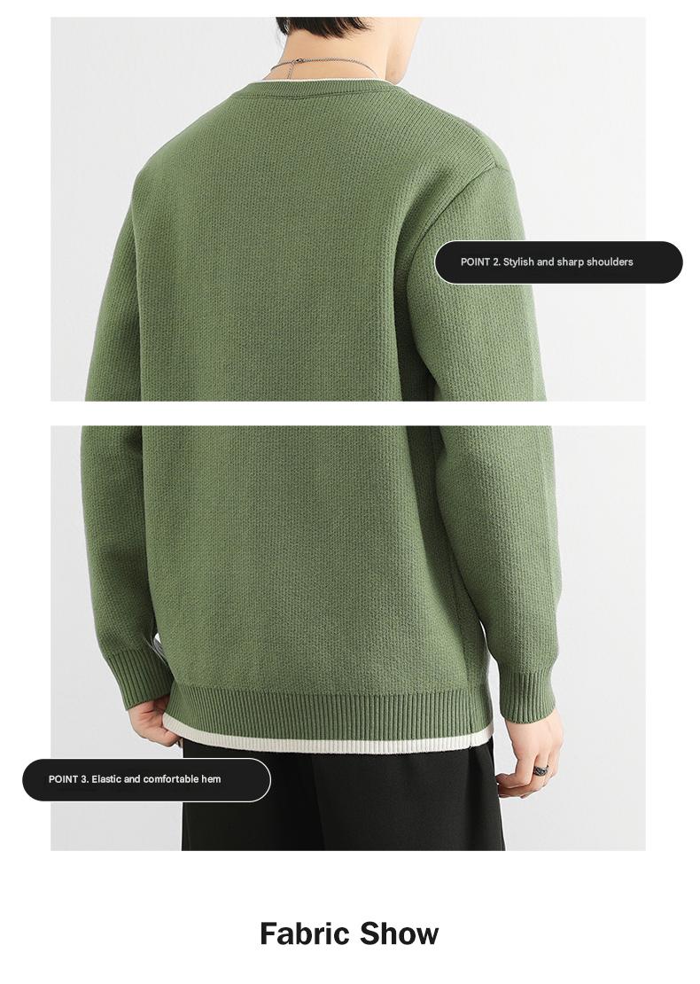 Lightweight Wool Crewneck Sweater