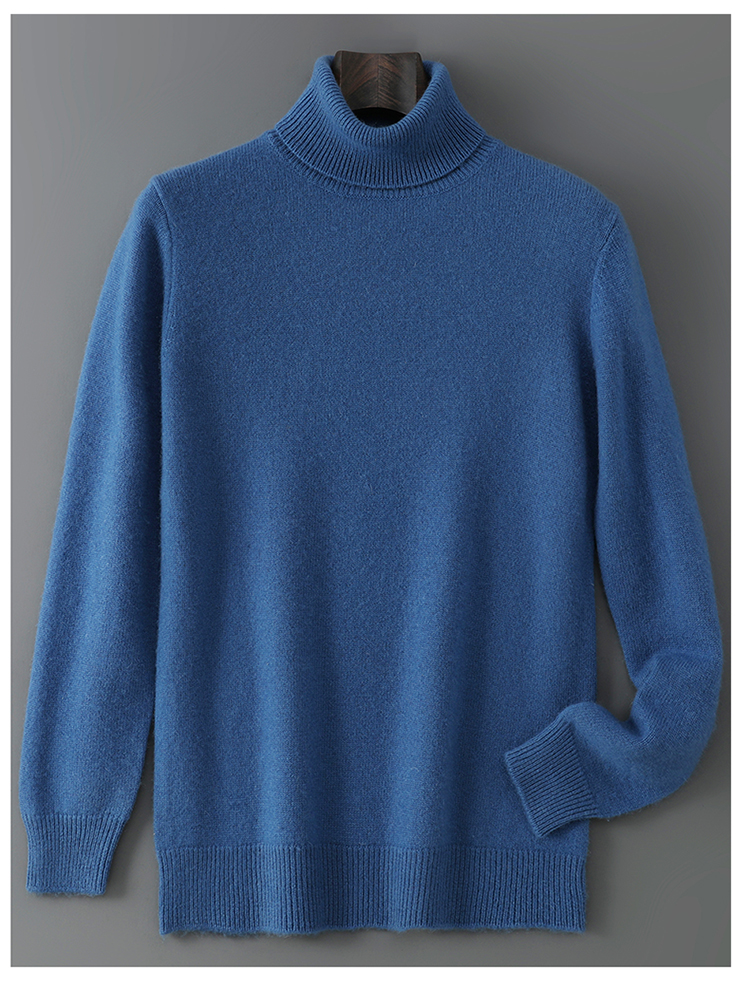 100% Wool Turtleneck Sweater 1