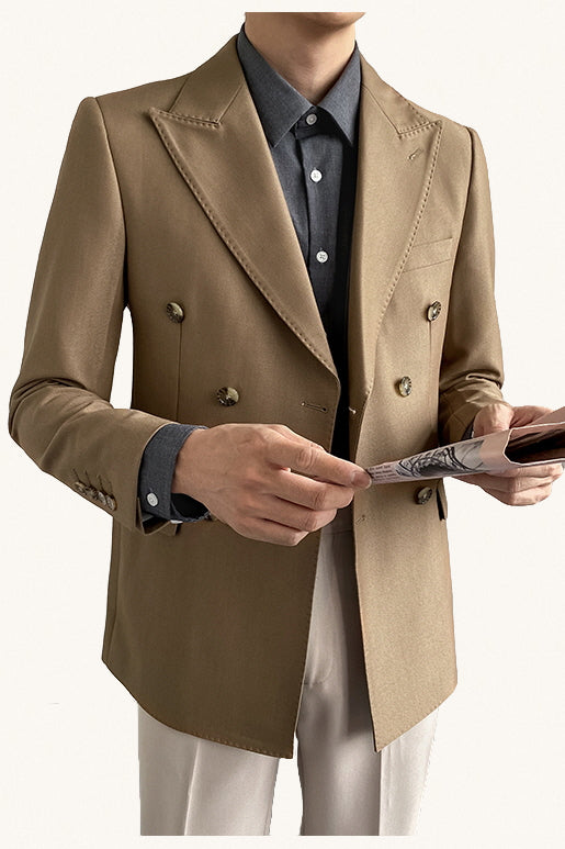 MONSEN Suitory Double-Breasted Slim Blazer in Performance Blend product image
