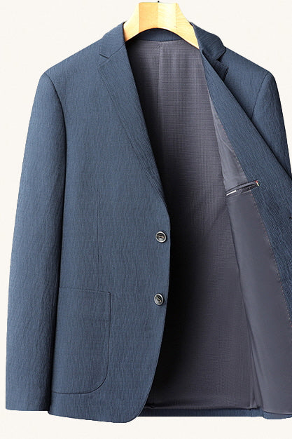 MONSEN Suitory Smart Polish, Business-Casual Blazer 1 in Denim product image