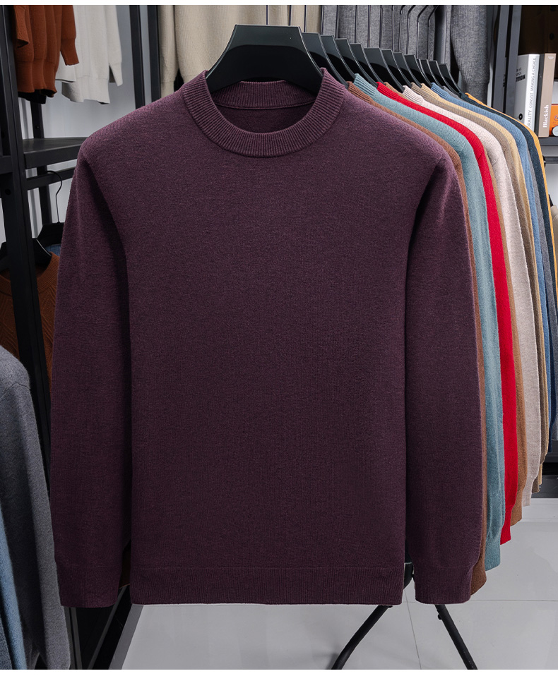 100% Wool Crew Sweater