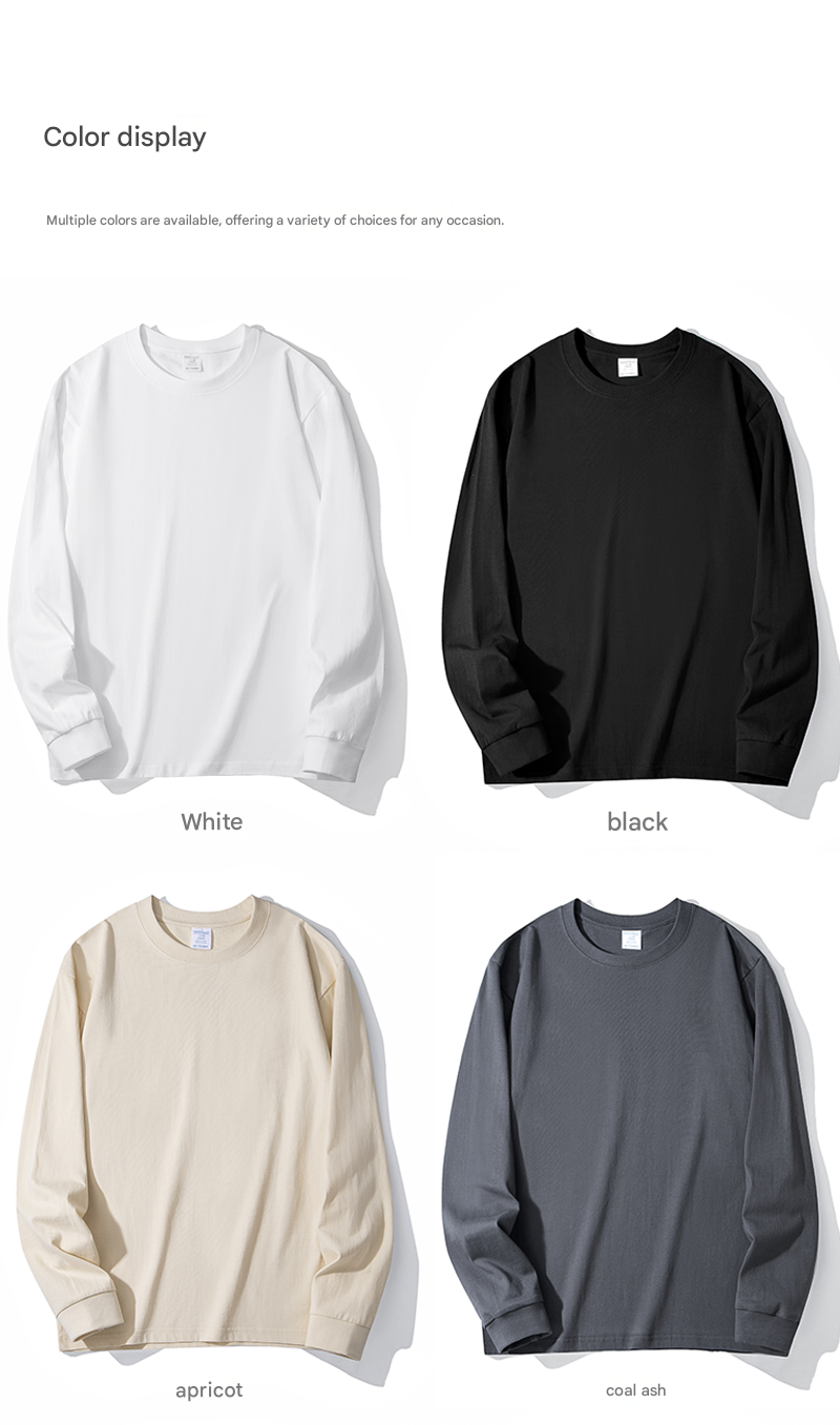 Heavyweight Cotton Long Sleeve Tee