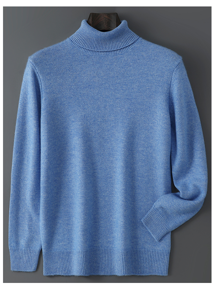 100% Wool Turtleneck Sweater 1