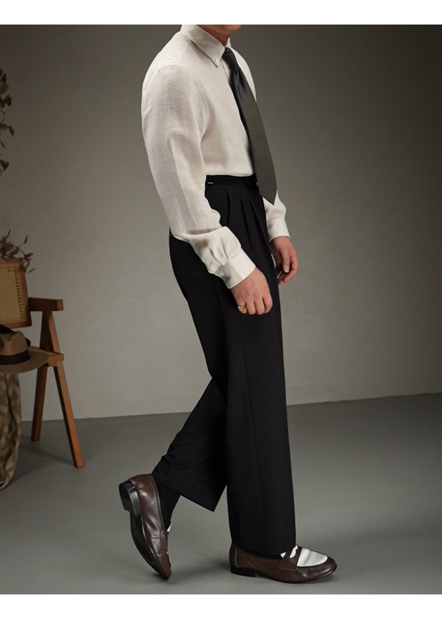 MONSEN Suitory High-Waisted Trousers in Performance Blend product image