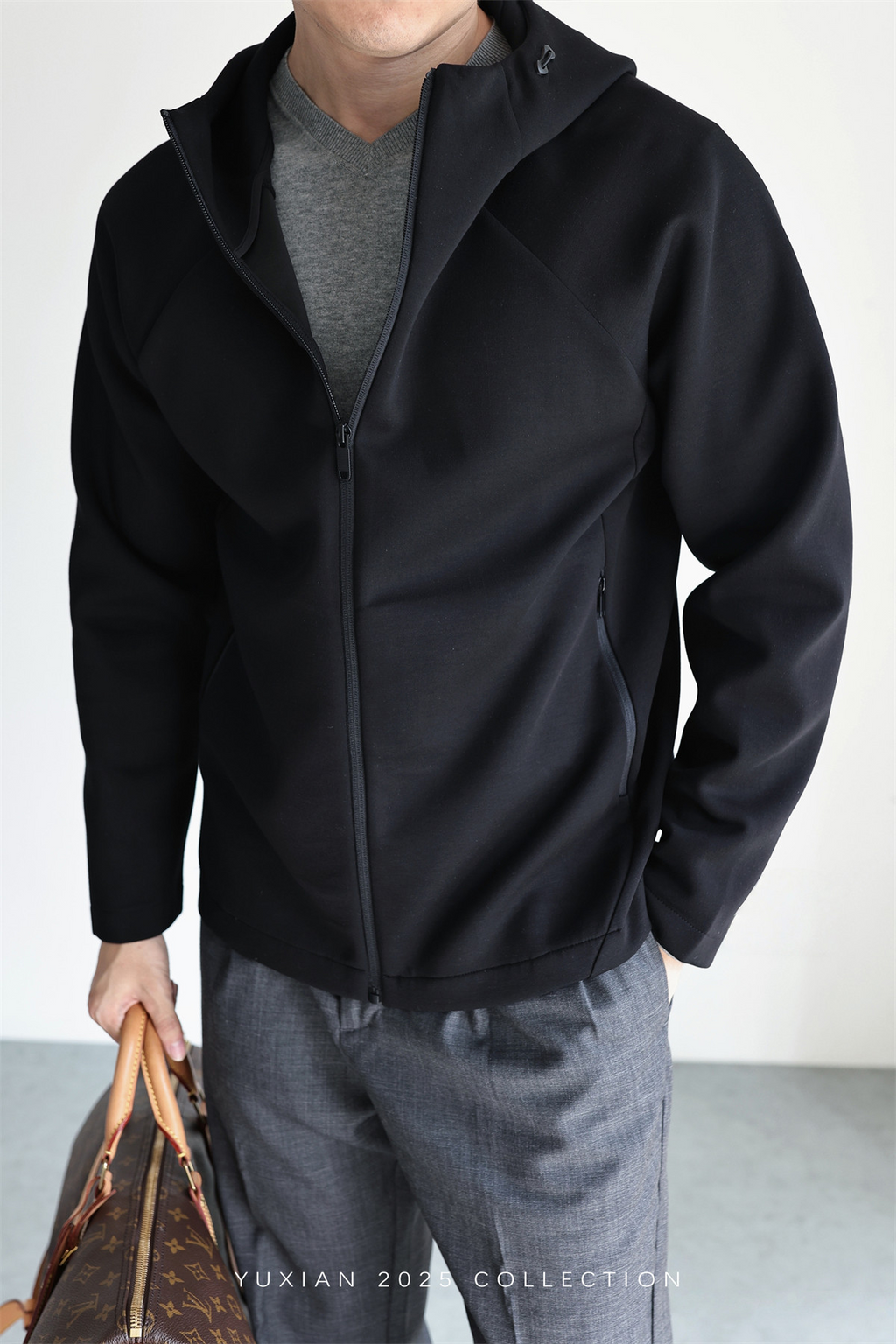 MONSEN Suitory Zero-Pressure Airfeel Cotton Hooded Zip Jacket product image