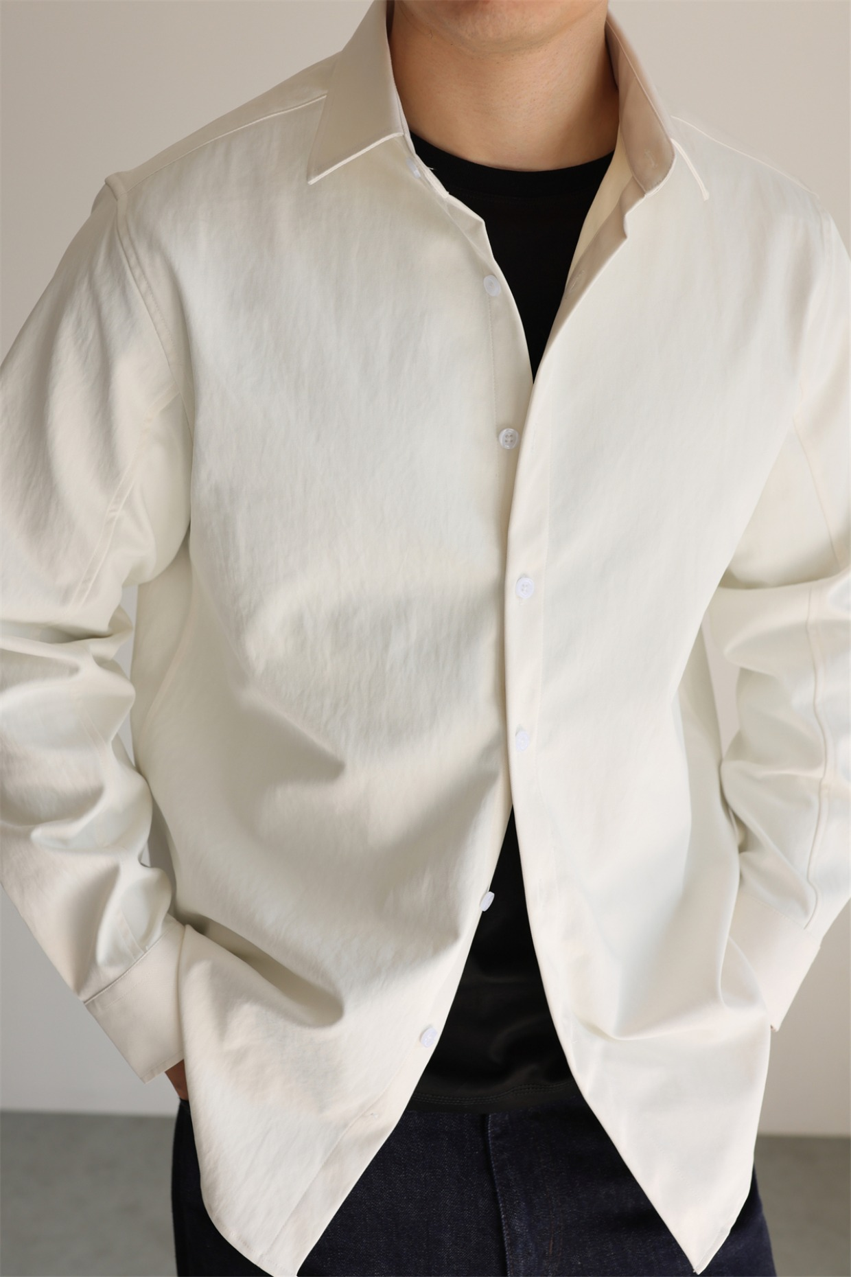 Easy-Care Cotton-Feel Shirt