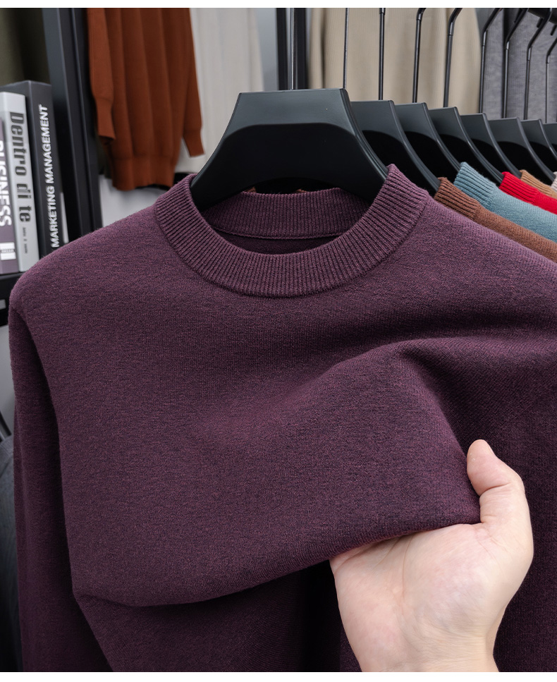 100% Wool Crew Sweater