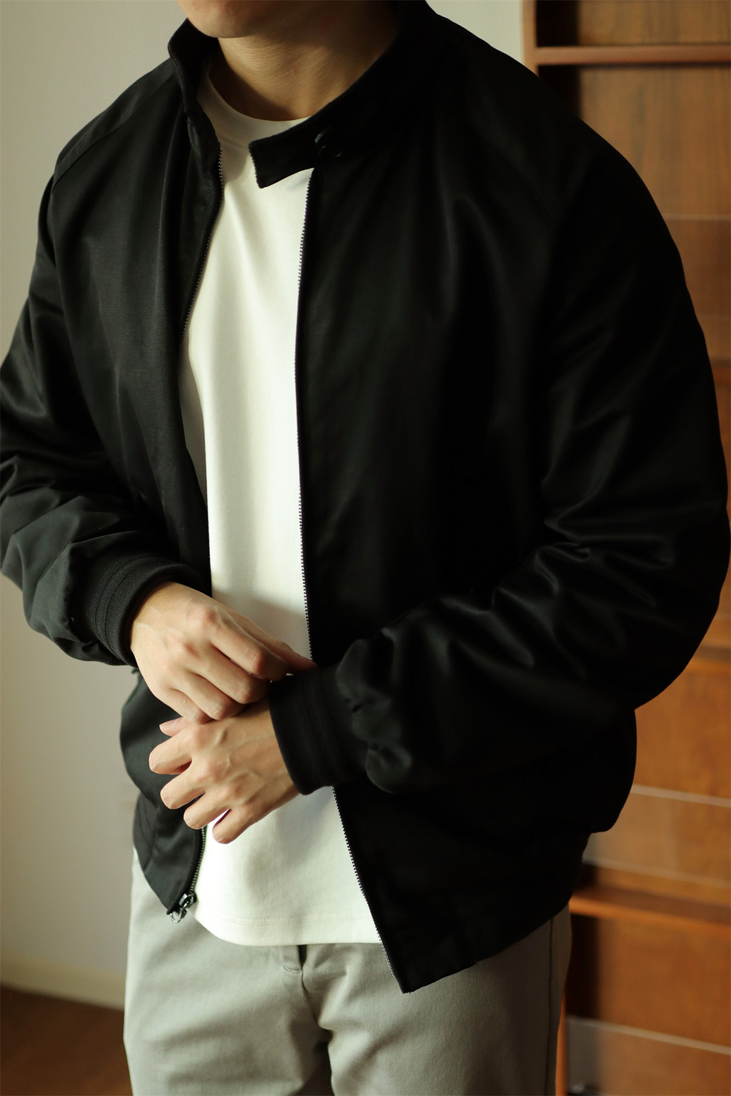 MONSEN Suitory Classic Harrington Outerwear Jacket in Cotton product image