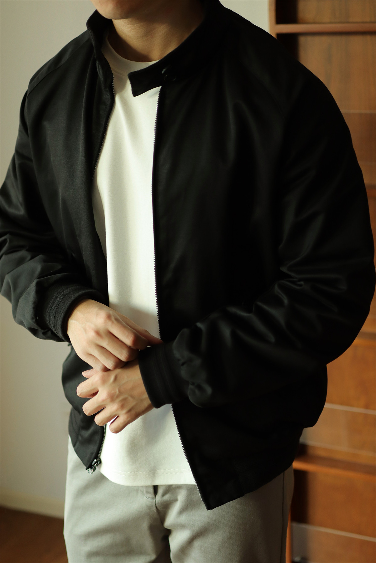MONSEN Suitory Classic Harrington Outerwear Jacket in Cotton product image