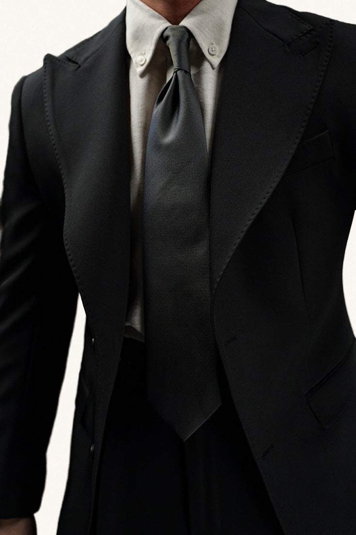 MONSEN Suitory Naples Retro Peaked Lapel Suit in Performance Blend product image