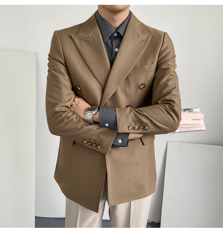 MONSEN Suitory Double-Breasted Slim Blazer in Performance Blend product image