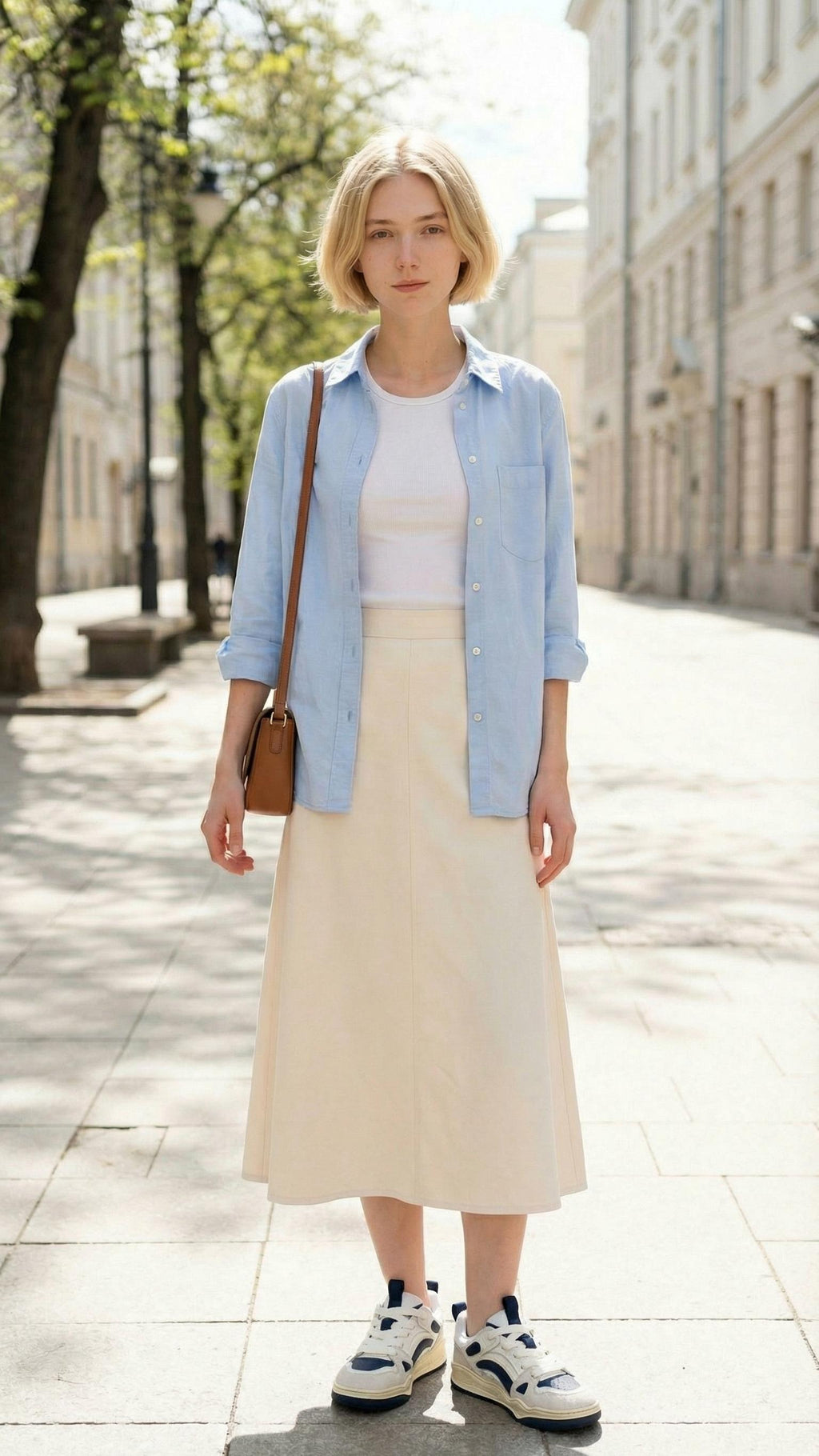 MONSEN Suitory White Low-Top Court Sneakers in Leather product image
