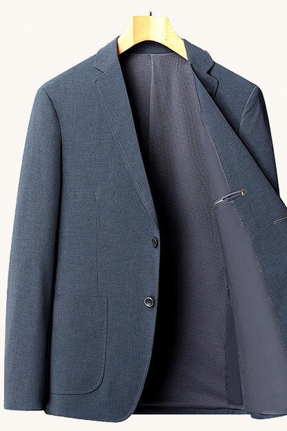 MONSEN Suitory Smart Polish, Business-Casual Blazer 1 in Denim product image