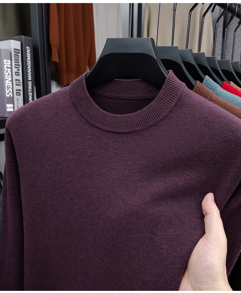 100% Wool Crew Sweater