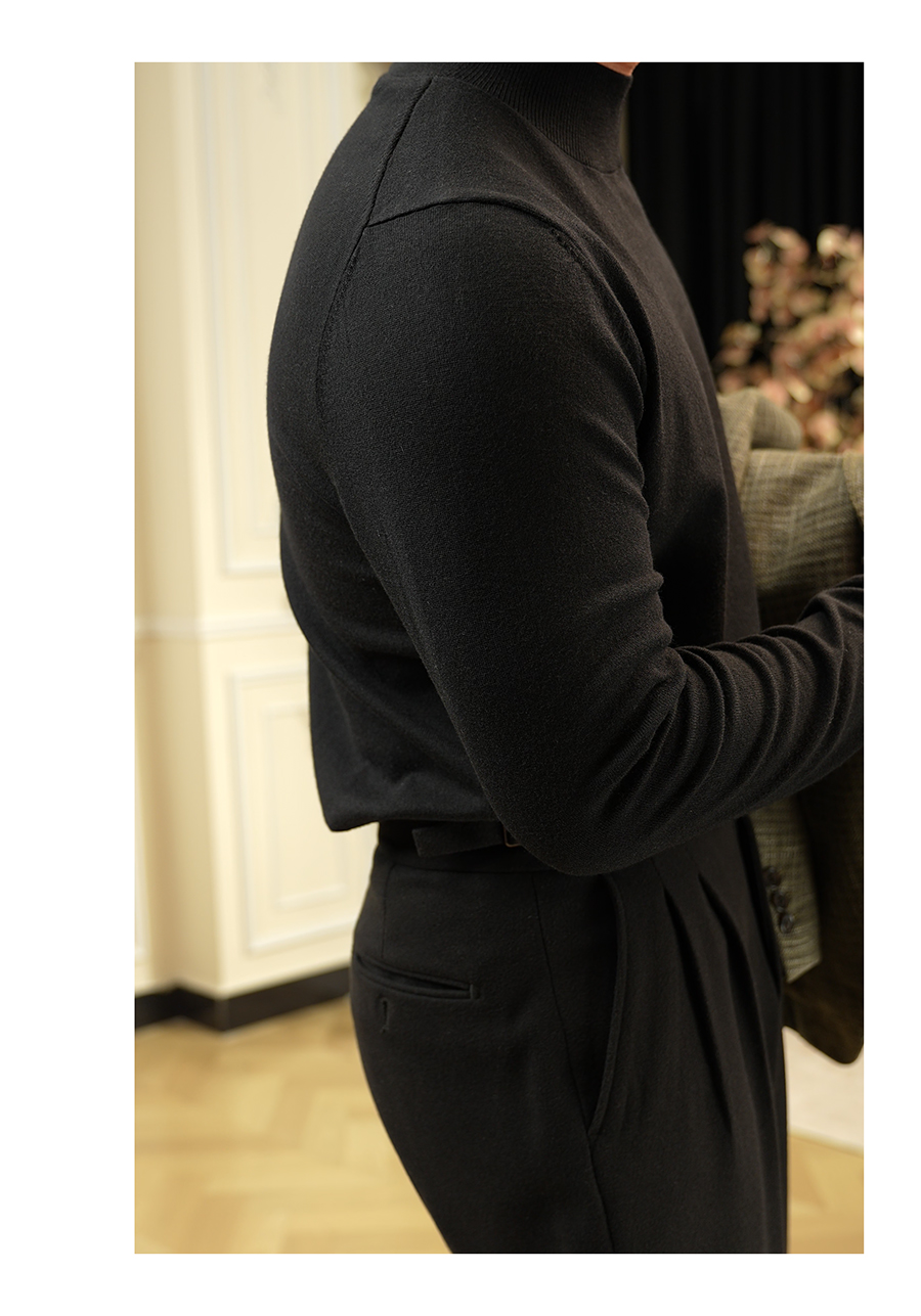 Half-Mock Knit Sweater