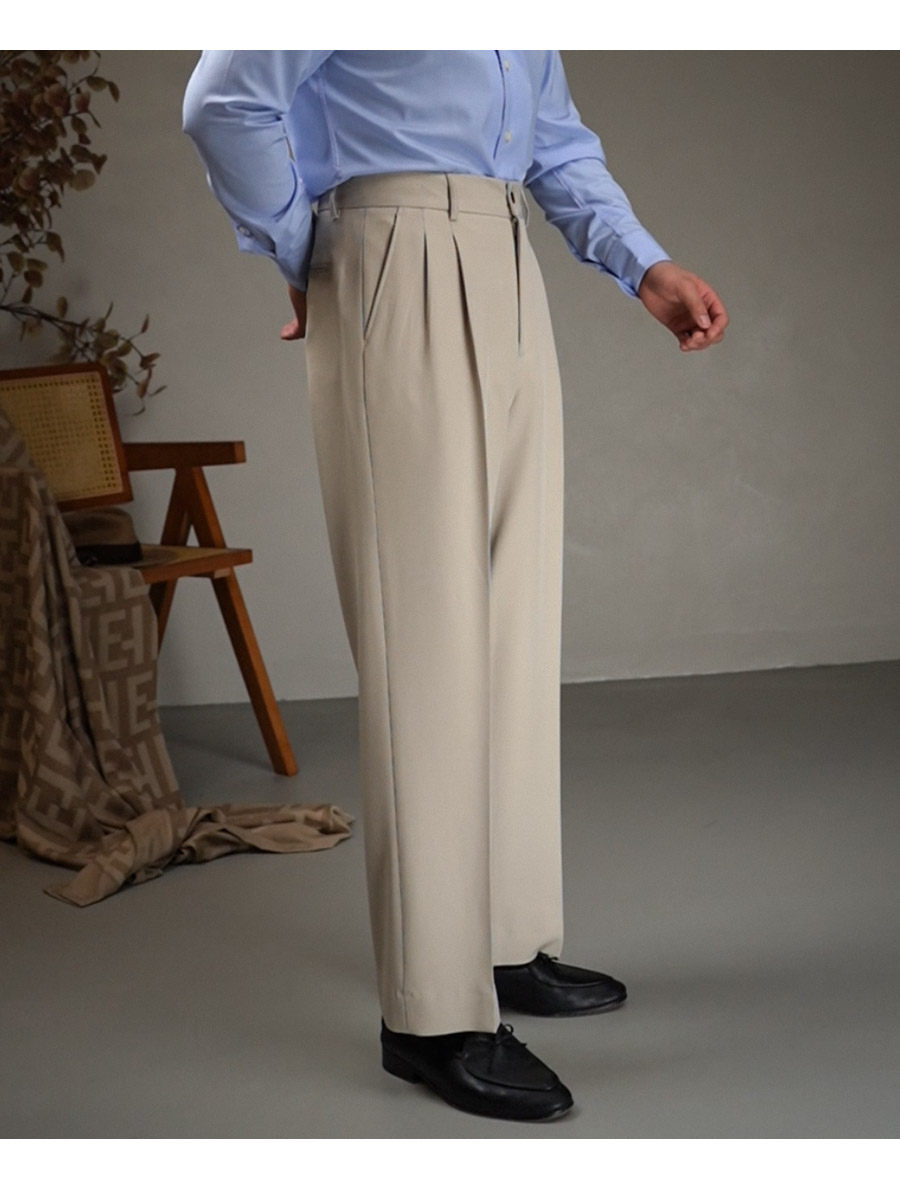 MONSEN Suitory High-Waisted Trousers in Performance Blend product image