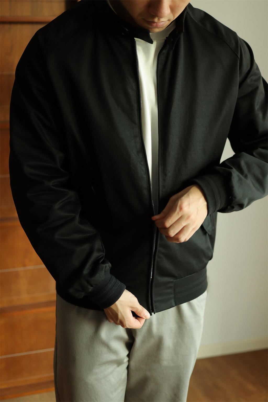 MONSEN Suitory Classic Harrington Outerwear Jacket in Cotton product image