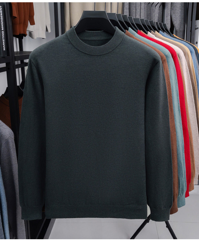 100% Wool Crew Sweater
