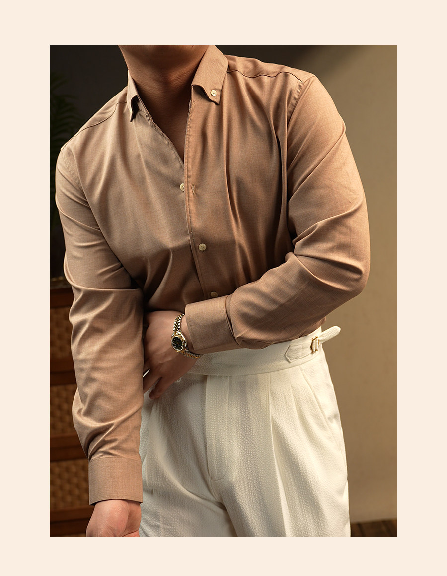 MONSEN Suitory Non-Iron One-Piece Collar Shirt in Performance Blend product image