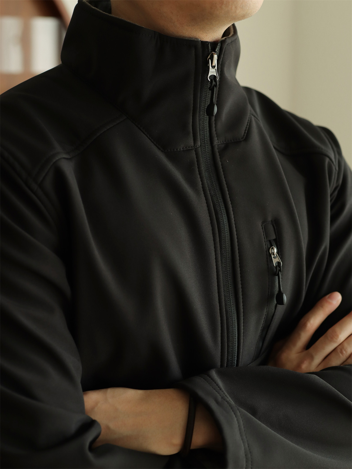 MONSEN Suitory 4-Way Stretch Fleece-Lined Waterproof Windbreaker Jacket product image