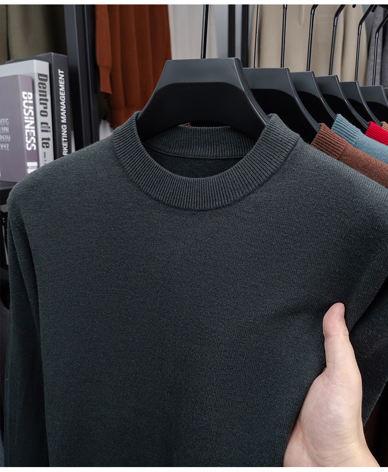 100% Wool Crew Sweater